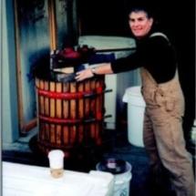 Steve reynolds with an old press