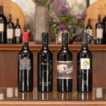 reynolds family reserve wines on bar