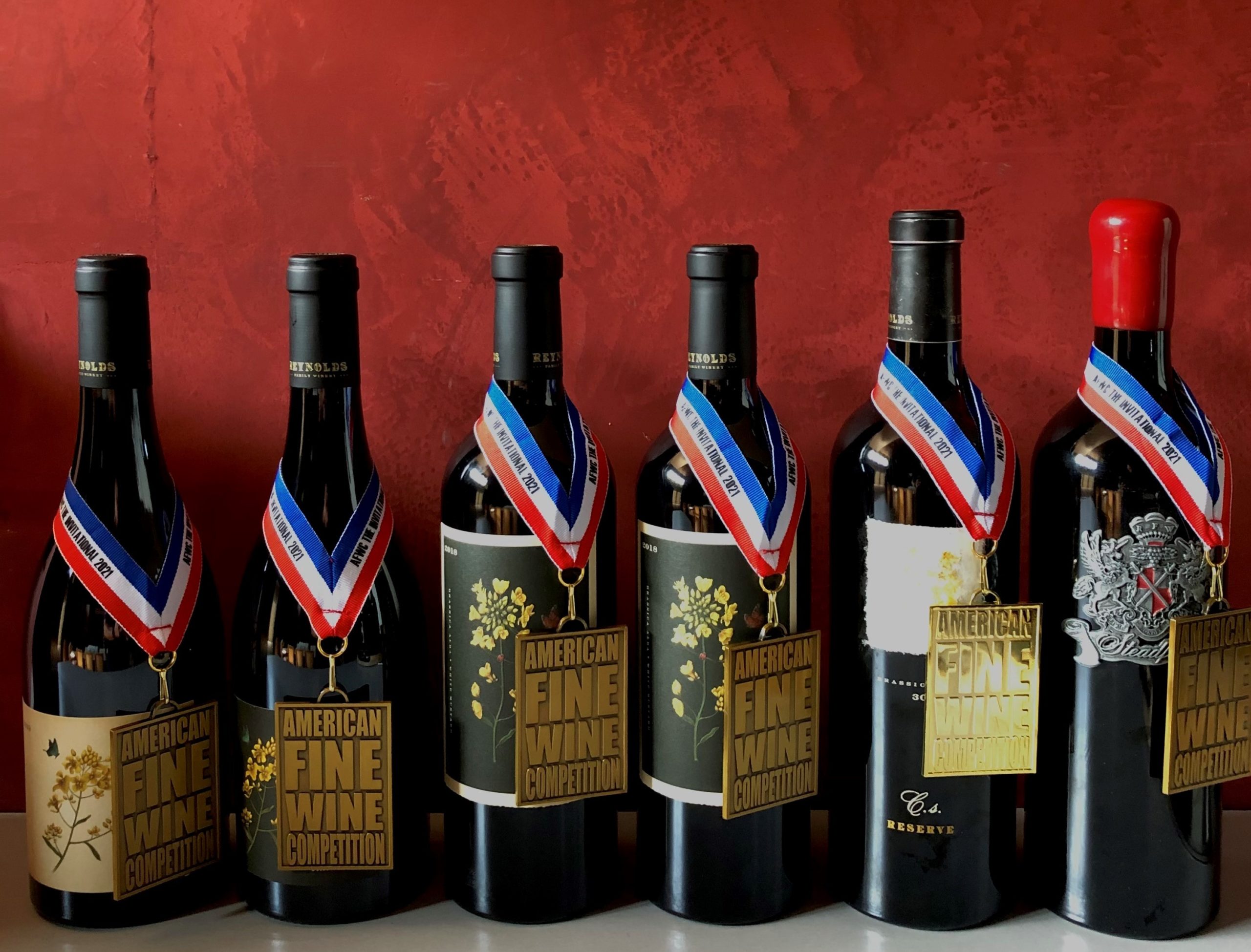 reynolds family award wining wines with american fine wine medals